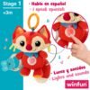 S8900114_P11.jpg Rattle Cuddly Toy Winfun Fox 13,5 x 26,5 x 7,5 cm (6 Units)