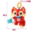 S8900114_P51.jpg Rattle Cuddly Toy Winfun Fox 13,5 x 26,5 x 7,5 cm (6 Units)