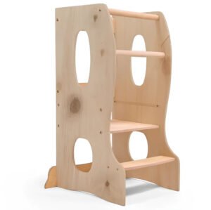 stable-montessori-learning-tower-wooden-growing-chair-beige-285042.jpg Stable Montessori Tower: Wooden Growing Chair - Beige